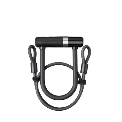 U-lukk AXA Newton Mini+Cable 100*8, terastrossiga